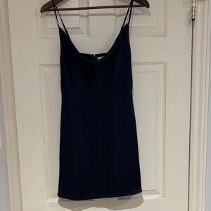 Sunday Best Spencer satin Navy dress